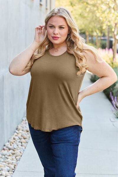 Blue Zone Planet | Basic Bae Full Size Round Neck Tank BLUE ZONE PLANET
