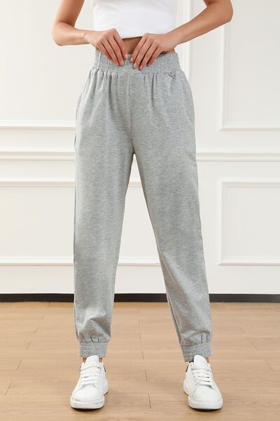 Blue Zone Planet | Elastic Waist Pocketed Joggers BLUE ZONE PLANET