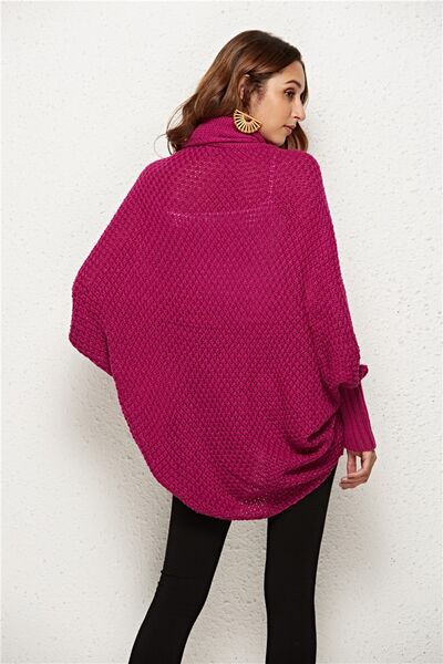 Open Front Batwing Sleeve Cardigan BLUE ZONE PLANET