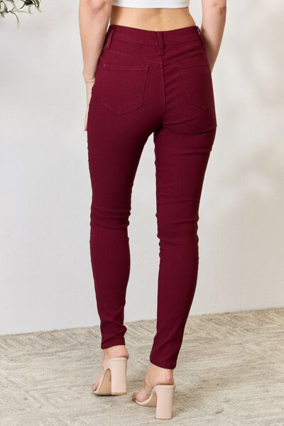 Blue Zone Planet | YMI Jeanswear Hyperstretch Mid-Rise Skinny Jeans BLUE ZONE PLANET