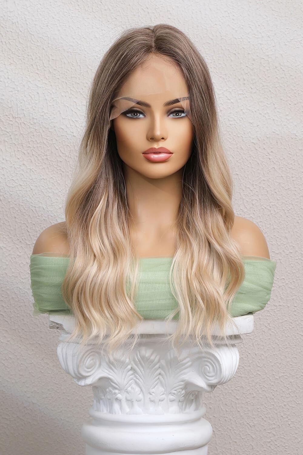 13*2" Long Wave Lace Front Wigs 24" Long 150% Density BLUE ZONE PLANET