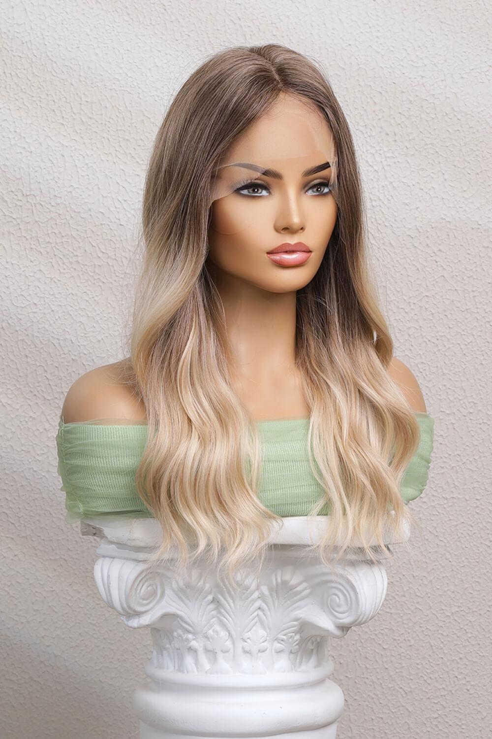 13*2" Long Wave Lace Front Wigs 24" Long 150% Density BLUE ZONE PLANET