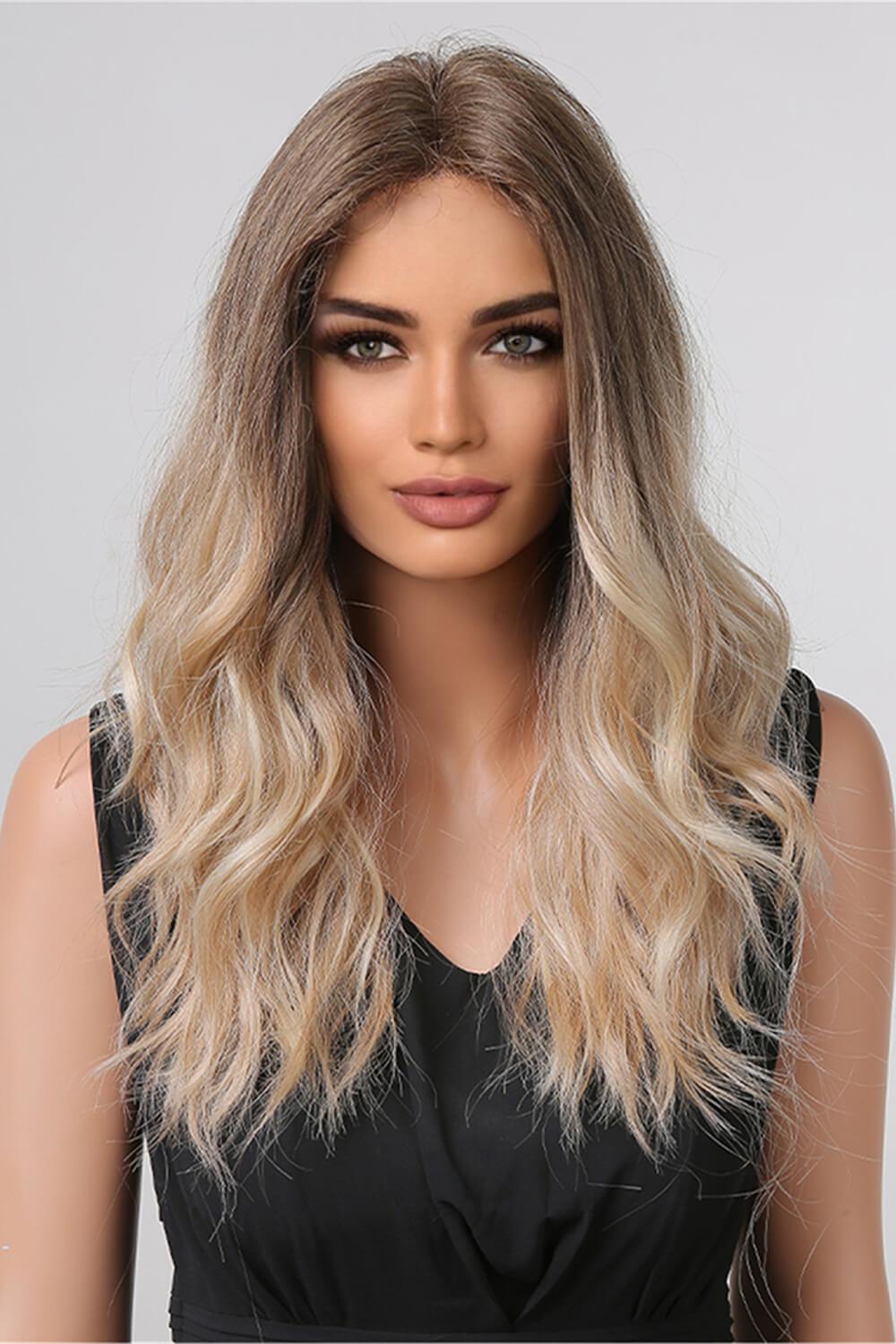 13*2" Long Wave Lace Front Wigs 24" Long 150% Density BLUE ZONE PLANET