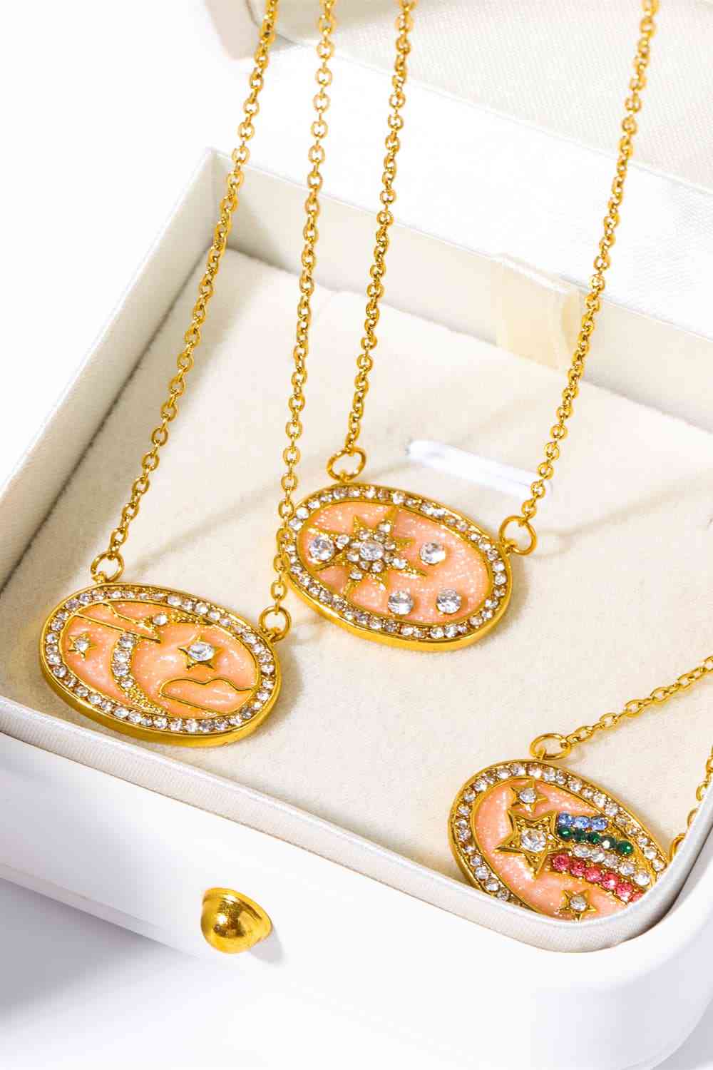 Blue Zone Planet |  Stars in the Plate Pendant Copper Necklace BLUE ZONE PLANET