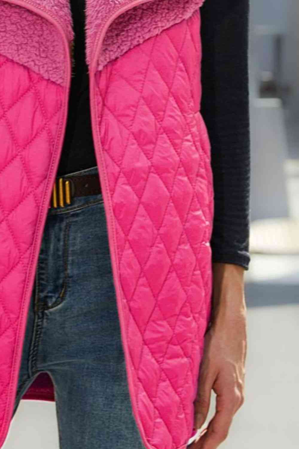 Open Front Collared Vest BLUE ZONE PLANET