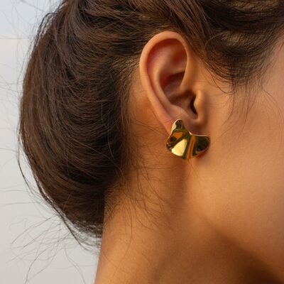 Blue Zone Planet | Irregular 18K Gold-Plated Earrings BLUE ZONE PLANET