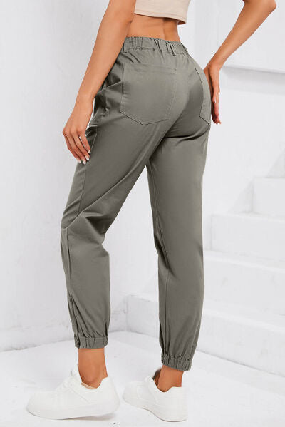 Blue Zone Planet | Drawstring Side Zip Joggers BLUE ZONE PLANET