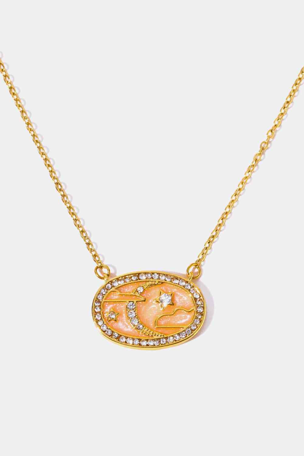 Blue Zone Planet |  Stars in the Plate Pendant Copper Necklace BLUE ZONE PLANET