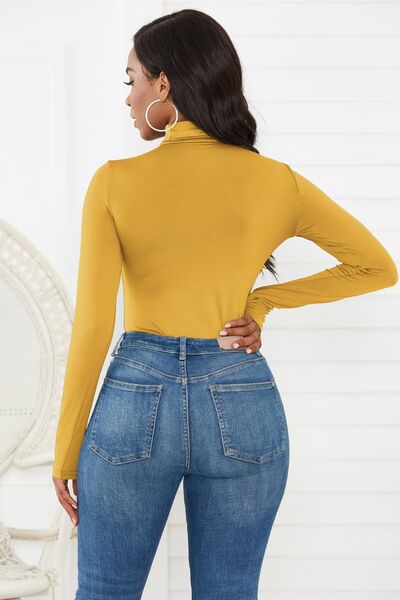 Blue Zone Planet | Turtleneck Long Sleeve Bodysuit BLUE ZONE PLANET