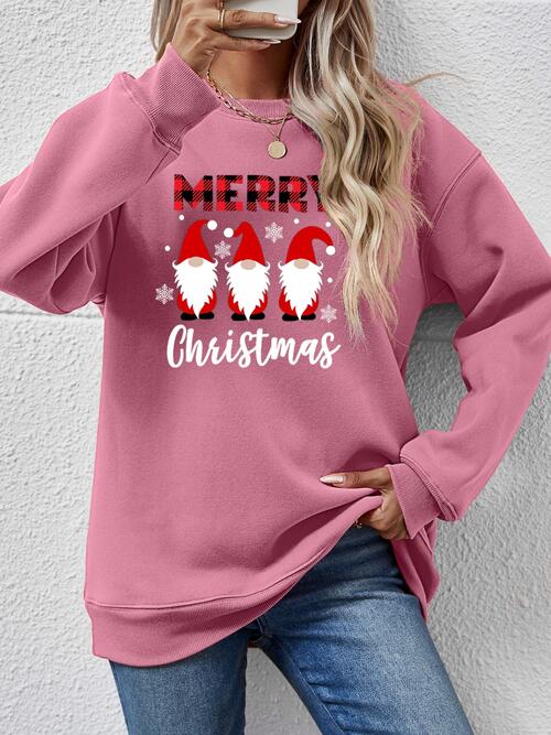 MERRY CHRISTMAS Long Sleeve Sweatshirt BLUE ZONE PLANET