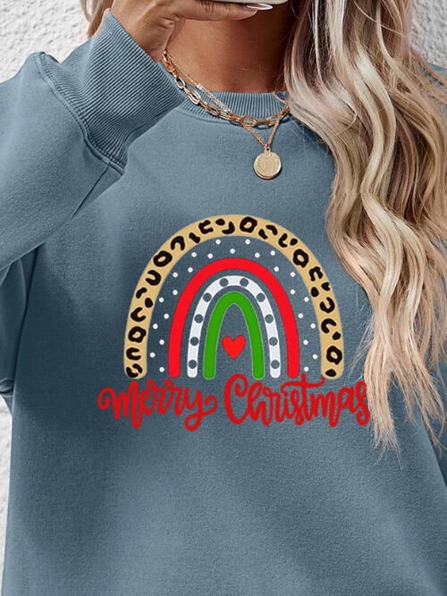 MERRY CHRISTMAS Graphic Sweatshirt BLUE ZONE PLANET