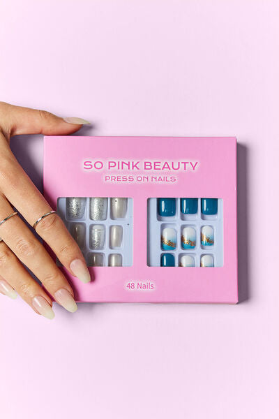 SO PINK BEAUTY Press On Nails 2 Packs Trendsi