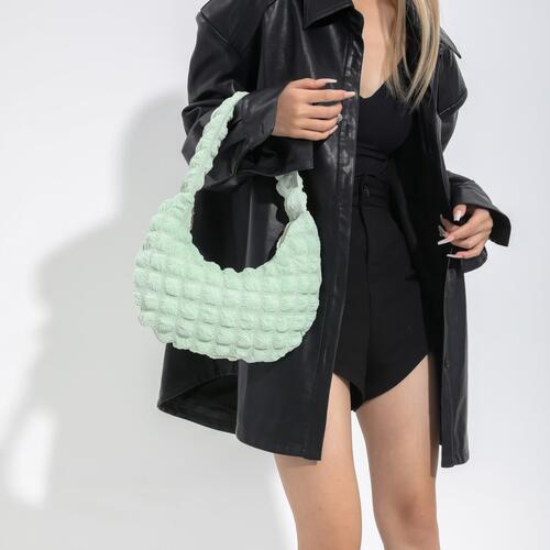 Small Texture Handbag BLUE ZONE PLANET