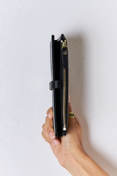 David Jones Texture PU Leather Wallet BLUE ZONE PLANET