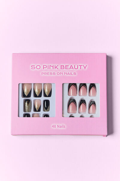 SO PINK BEAUTY Press On Nails 2 Packs Trendsi