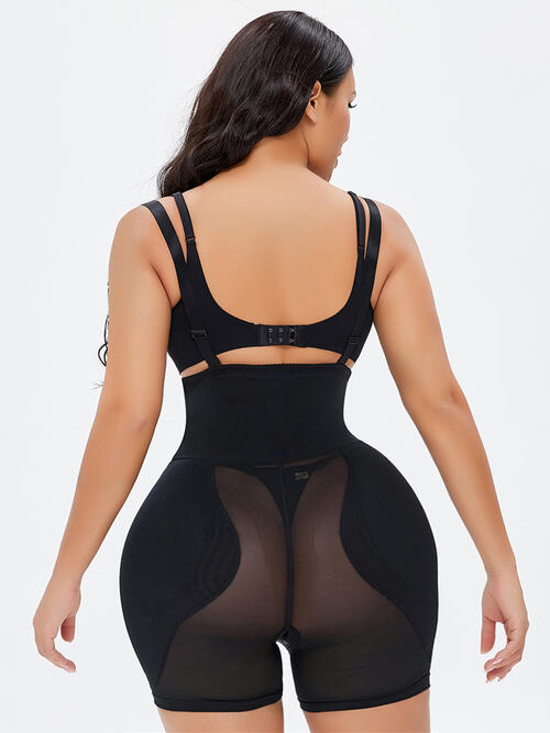 Full Size Hook-and-Eye Under-Bust Shaping Bodysuit BLUE ZONE PLANET
