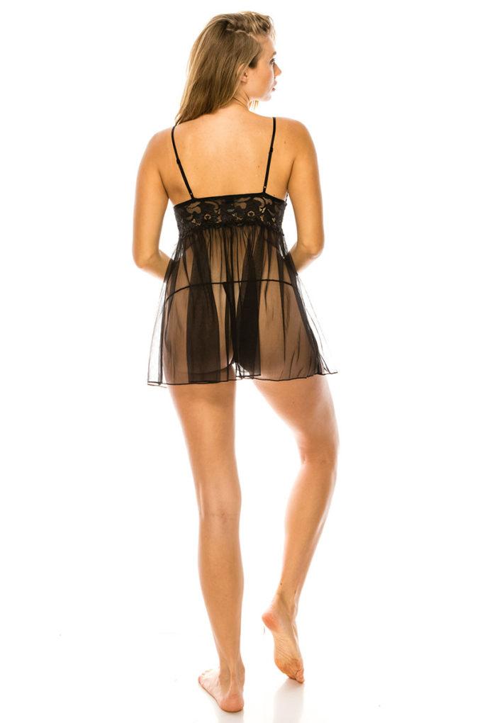 3pc Mesh Robe Set Blue Zone Planet