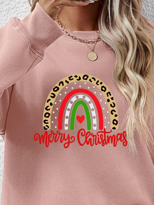 MERRY CHRISTMAS Graphic Sweatshirt BLUE ZONE PLANET