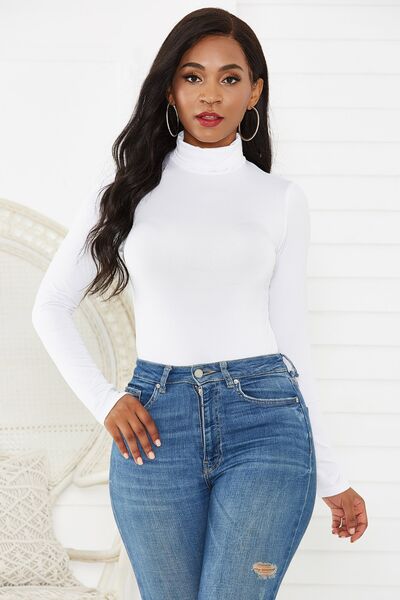 Blue Zone Planet | Turtleneck Long Sleeve Bodysuit BLUE ZONE PLANET