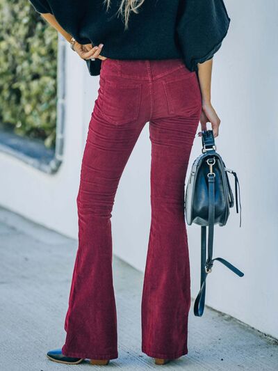 Blue Zone Planet | High Waist Bootcut Pants BLUE ZONE PLANET