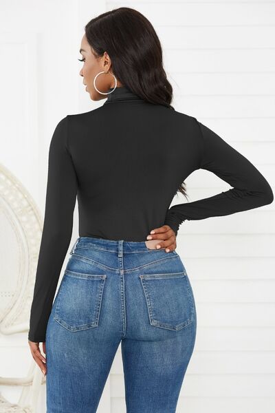Blue Zone Planet | Turtleneck Long Sleeve Bodysuit BLUE ZONE PLANET