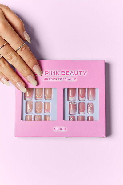 SO PINK BEAUTY Press On Nails 2 Packs Trendsi