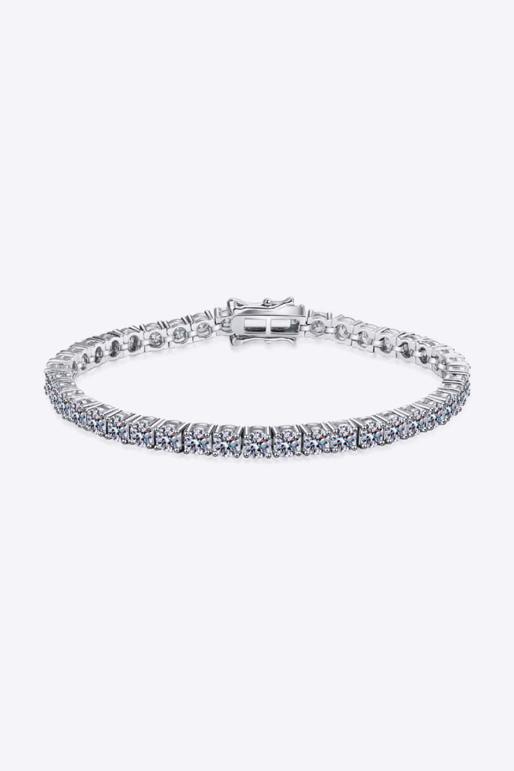 4.9 Carat Moissanite Bracelet BLUE ZONE PLANET