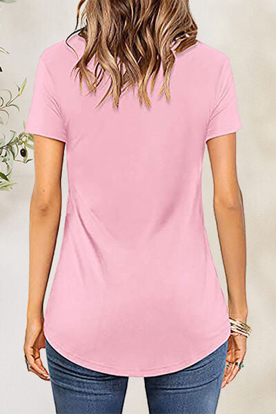 Blue Zone Planet | Crisscross Short Sleeve T-Shirt BLUE ZONE PLANET