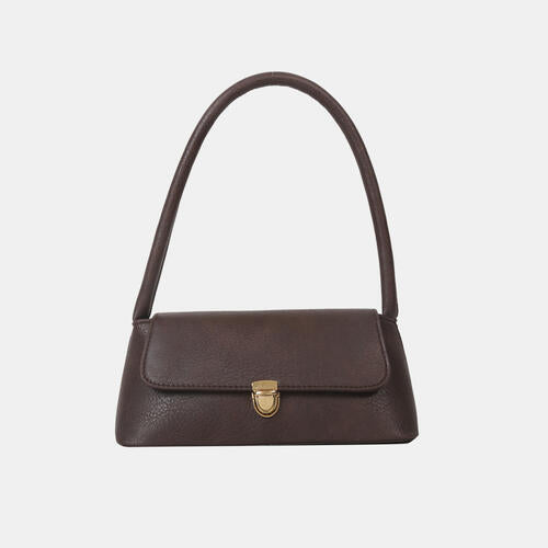 PU Leather Shoulder Bag BLUE ZONE PLANET