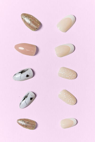 SO PINK BEAUTY Press On Nails 2 Packs Trendsi