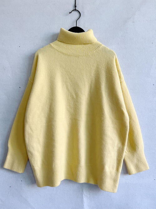 Blue Zone Planet | Turtleneck Long Sleeve Sweater BLUE ZONE PLANET