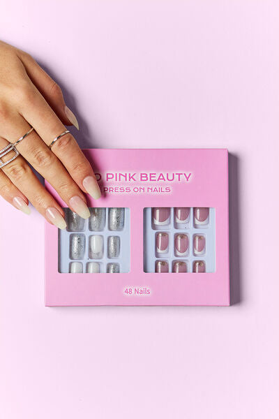 SO PINK BEAUTY Press On Nails 2 Packs Trendsi