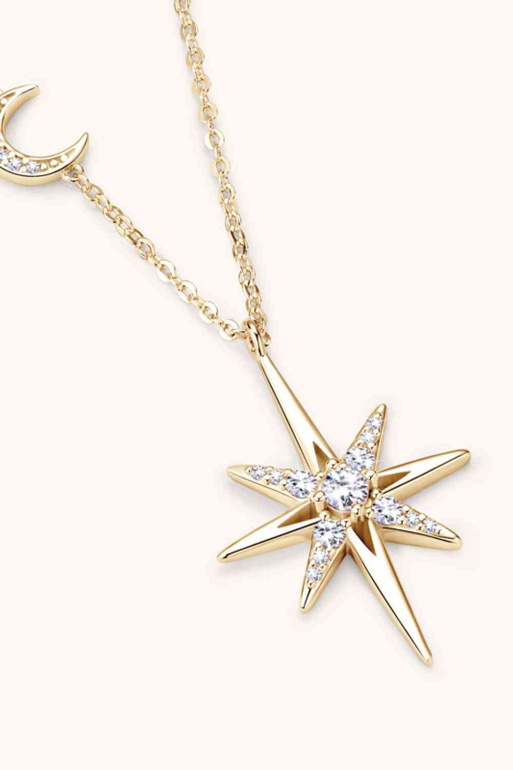 Moissanite 925 Sterling Silver Necklace BLUE ZONE PLANET