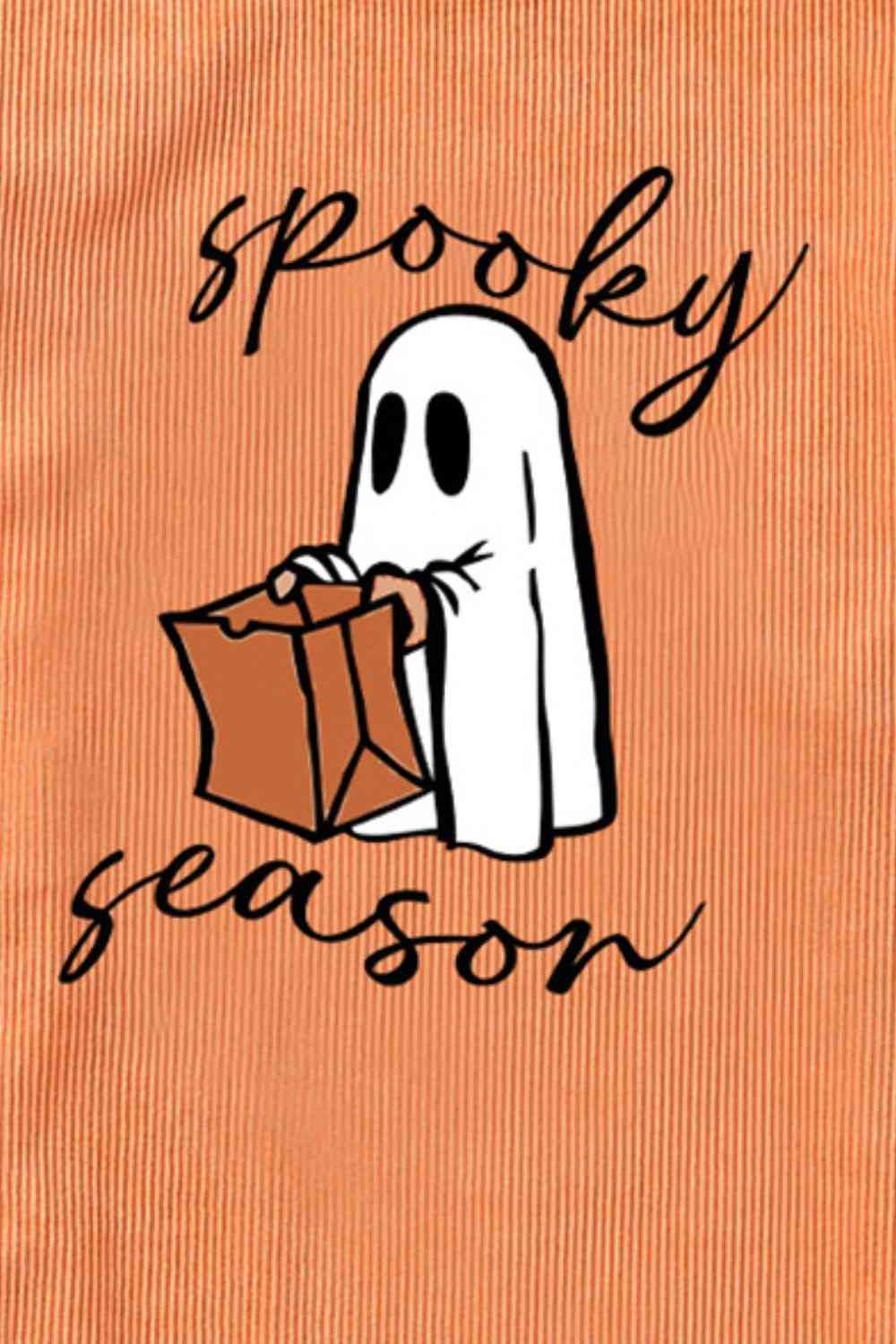 SPOOKY SEASON Graphic Sweatshirt BLUE ZONE PLANET