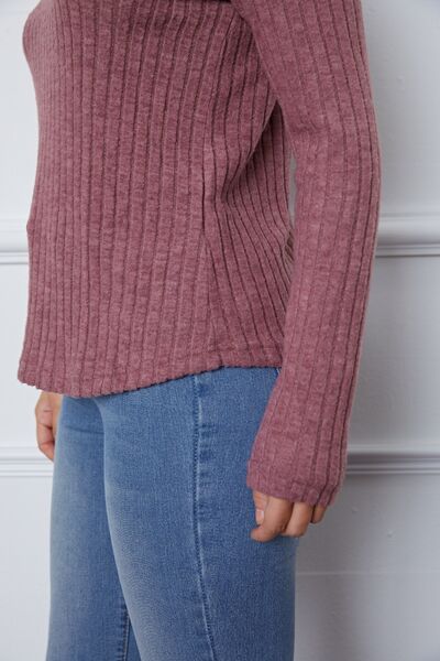 Blue Zone Planet | Lace Detail Long Sleeve T-Shirt BLUE ZONE PLANET
