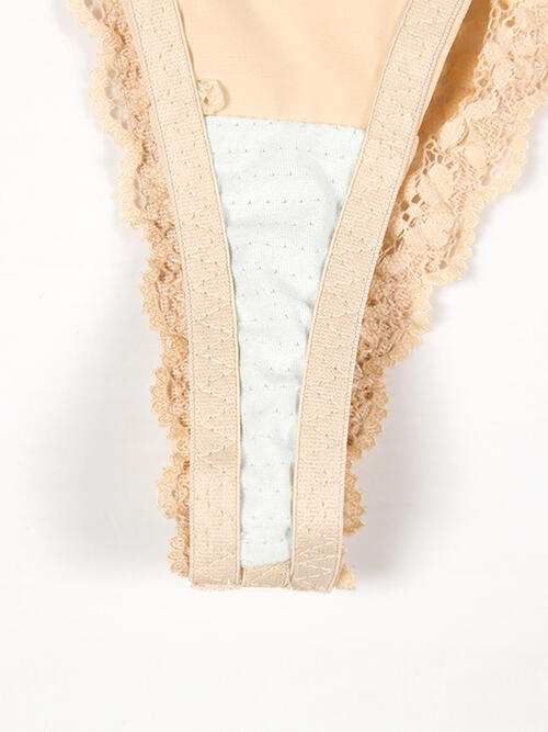 Full Size Lace Detail Shaping Shorts BLUE ZONE PLANET