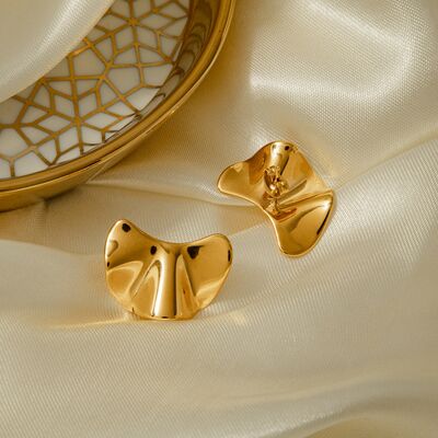 Blue Zone Planet | Irregular 18K Gold-Plated Earrings BLUE ZONE PLANET