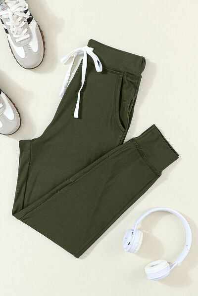 Drawstring Joggers with Pockets BLUE ZONE PLANET