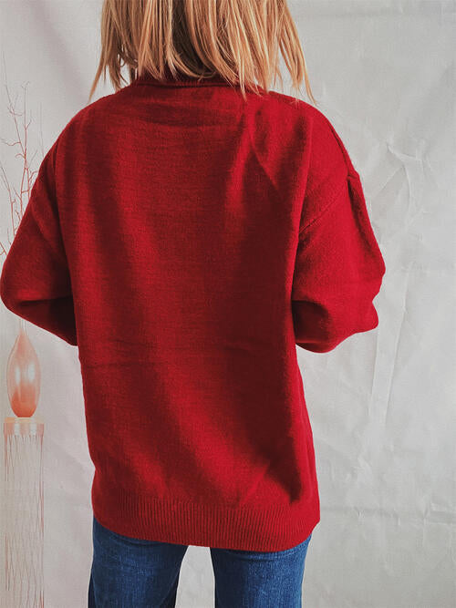 Blue Zone Planet | Turtleneck Long Sleeve Sweater BLUE ZONE PLANET