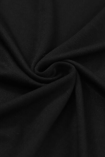 Openwork Round Neck Long Sleeve Blouse BLUE ZONE PLANET