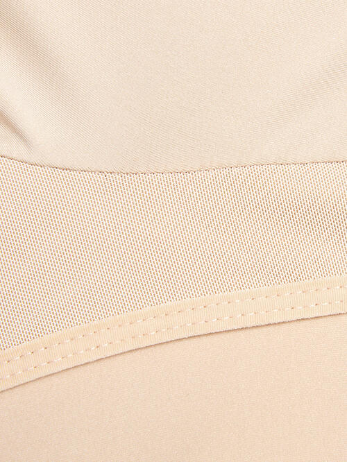 Full Size Zip Up Lace Detail Long Sleeve Shapewear BLUE ZONE PLANET