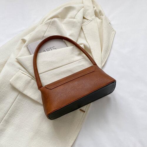 PU Leather Shoulder Bag BLUE ZONE PLANET