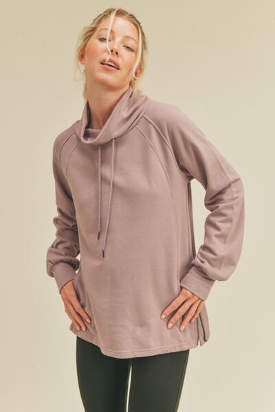 Blue Zone Planet | Kimberly C Drawstring Side Zip Sweatshirt BLUE ZONE PLANET