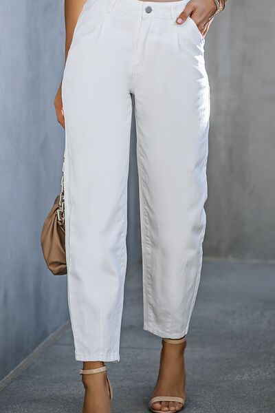 Blue Zone Planet | High-Waist Straight Jeans BLUE ZONE PLANET