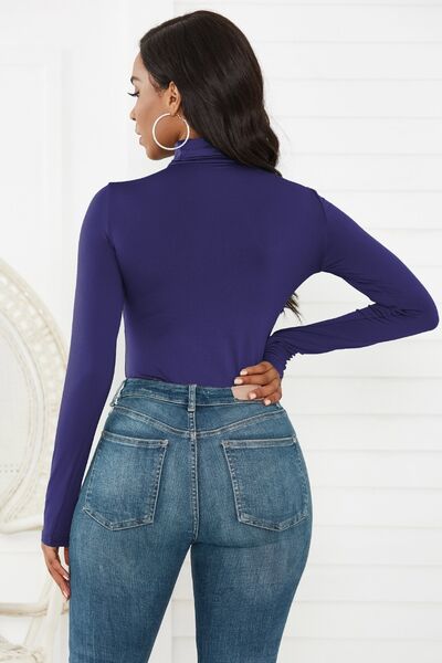 Blue Zone Planet | Turtleneck Long Sleeve Bodysuit BLUE ZONE PLANET