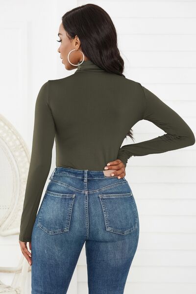 Blue Zone Planet | Turtleneck Long Sleeve Bodysuit BLUE ZONE PLANET