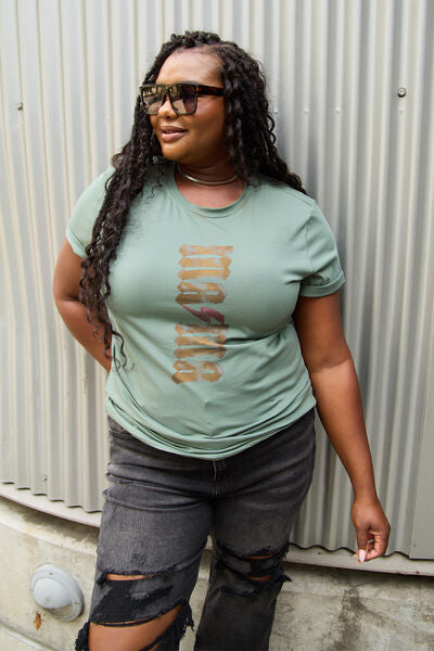 Blue Zone Planet | Simply Love Full Size MAMA Short Sleeve T-Shirt BLUE ZONE PLANET