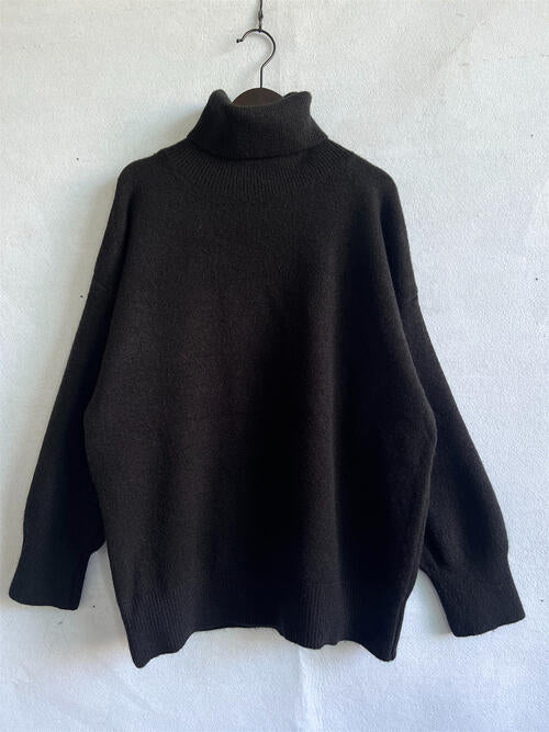 Blue Zone Planet | Turtleneck Long Sleeve Sweater BLUE ZONE PLANET