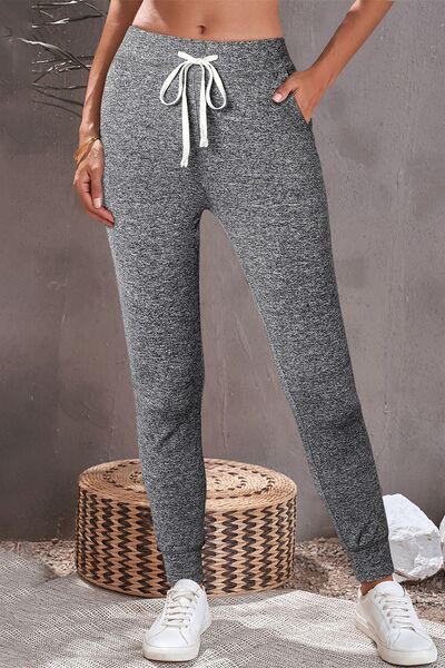 Drawstring Joggers with Pockets BLUE ZONE PLANET
