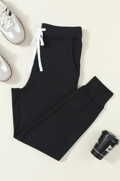 Drawstring Joggers with Pockets BLUE ZONE PLANET